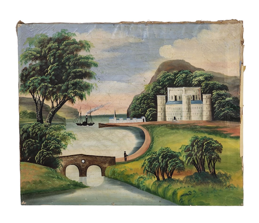 FOLKSY HUDSON RIVER LANDSCAPE (1 of 4)