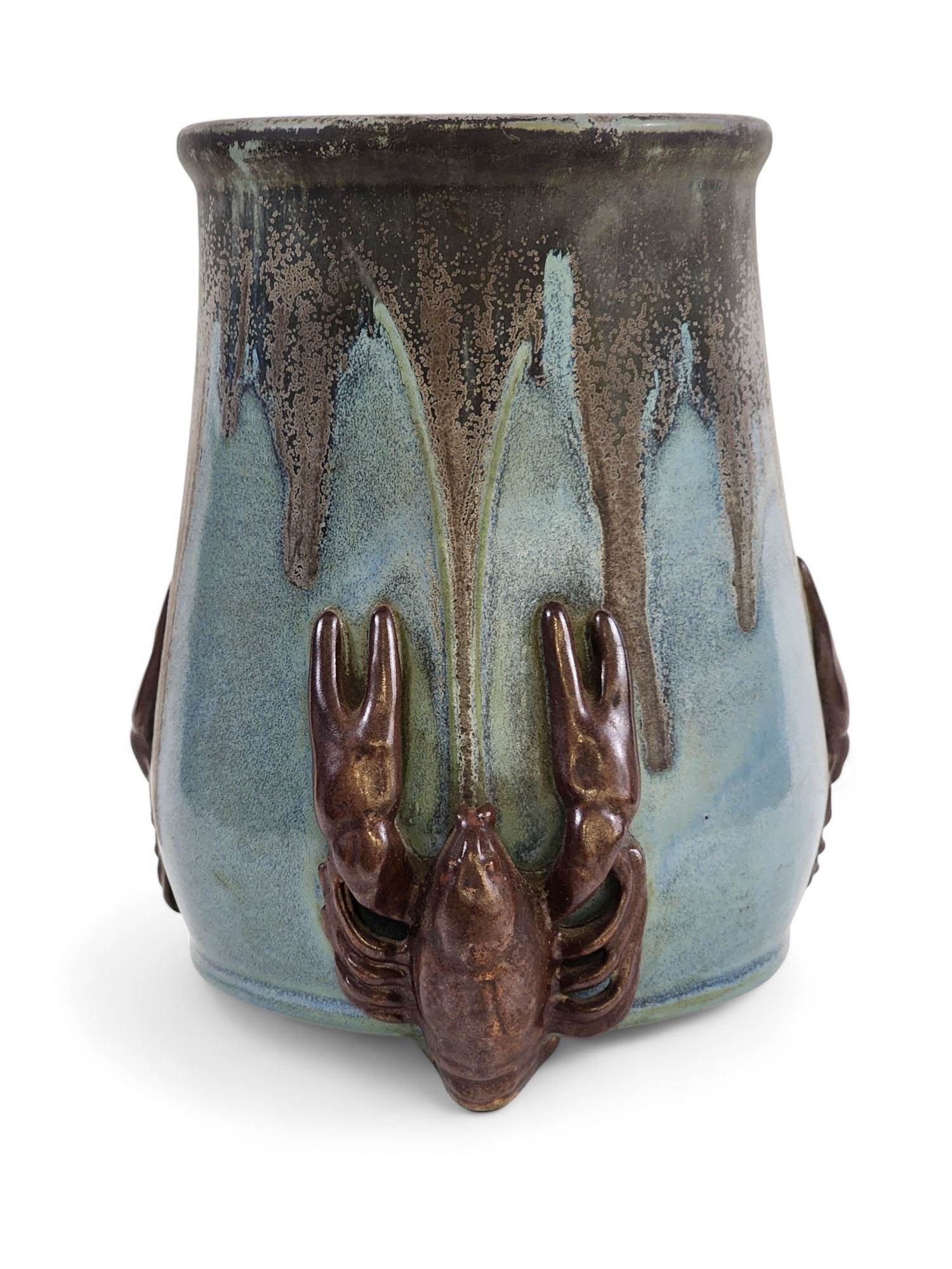 DENBAC ARTS AND CRAFTS POTTERY VASE (1 of 4)