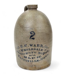 ZANESVILLE, OHIO STONEWARE JUG