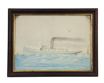 PORTRAIT OF A STEAM TUG