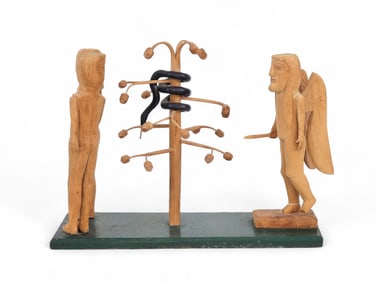EDGAR TOLSON (KENTUCKY, 1904-1984): EXPULSION FROM THE GARDEN OF EDEN