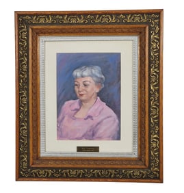 CLYDE SINGER (OHIO, 1908-1999): PORTRAIT OF PEG CRANSTON