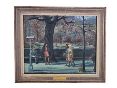 CLYDE SINGER (OHIO, 1908-1999) Along Central Park