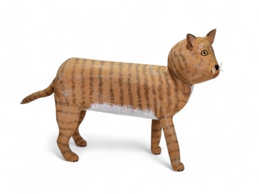 FOLKSY CAT BY DAVID ALVAREZ (AMERICAN, B. 1953)