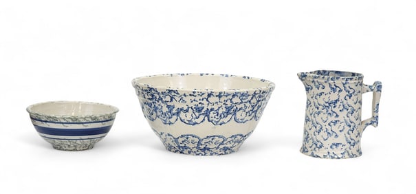 THREE PIECES OF SPONGEWARE