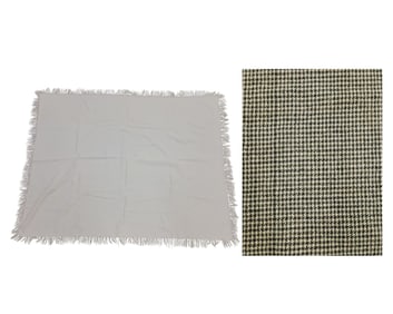 TWO WOVEN TEXTILES