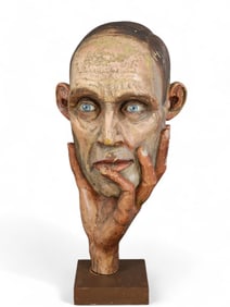 FOLK ART HEAD