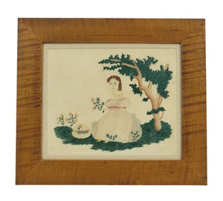 FOLKY PORTRAIT OF A GIRL