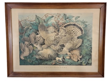 CURRIER AND IVES LARGE FOLIO: AMERICAN GAME