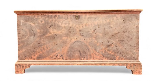 DECORATED BLANKET CHEST