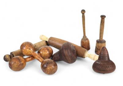 COLLECTION OF WOODENWARE