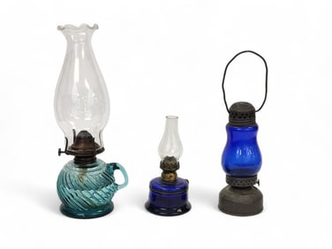 THREE EARLY LAMPS