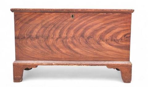 DECORATED BLANKET CHEST
