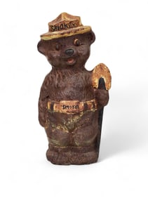 CAST IRON SMOKEY THE BEAR