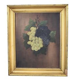 TROMP L'OEIL STILL LIFE WITH GRAPES