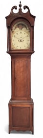 HEPPLEWHITE TALL CASE CLOCK