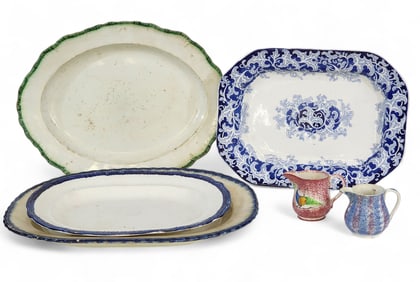 GROUP OF ENGLISH CERAMICS