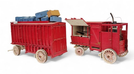 BYRAM MODEL CIRCUS: DINING AND COOKHOUSE WAGONS
