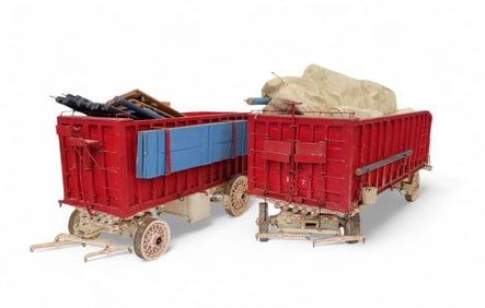 BYRAM MODEL CIRCUS: TWO PROPERTY WAGONS