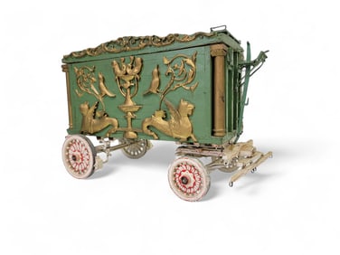 BYRAM MODEL CIRCUS: GREEN TABLEAU WAGON