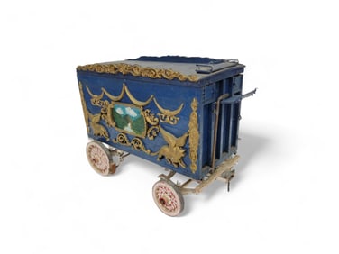 BYRAM MODEL CIRCUS: BLUE TABLEAU WAGON