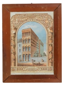DR. HOOFLAND'S BITTERS ADVERTISING SIGN