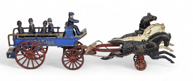 CAST IRON PATROL WAGON