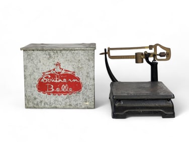 ADVERTISING COOLER AND FAIRBANKS SCALES