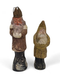 TWO BELSNICKEL CANDY CONTAINERS