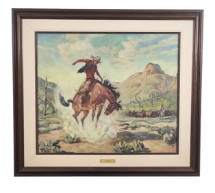 RUTH KOPPANG (MONTANA, 1924-2024): BUCKING HORSE