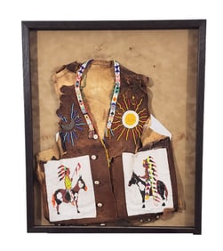 NATIVE AMERICAN-STYLE BEADED VEST