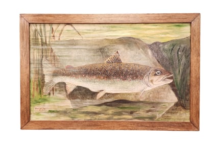 PORTRAIT OF A BROWN TROUT