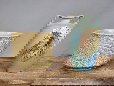 TWO PIECES OF POTTERY