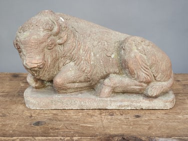 CAST CONCRETE AMERICAN BISON