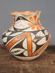 DIMINUTIVE ACOMA POLYCHROME JAR