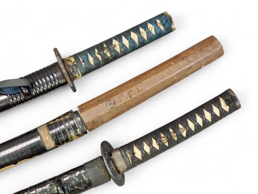 THREE JAPANESE SWORDS