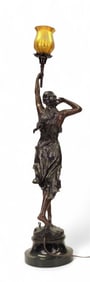FIGURAL NEWEL POST LAMP