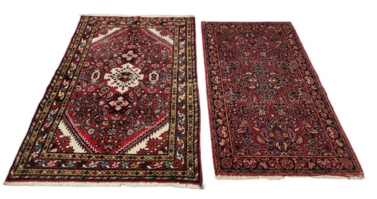 TWO ORIENTAL RUGS