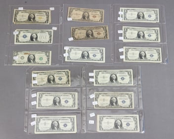 GROUP OF ONE DOLLAR BILLS