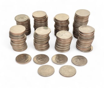 LARGE GROUP OF CIRCULATED EISENHOWER DOLLARS