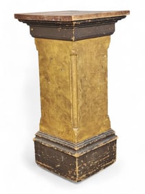 PAINTED PEDESTAL