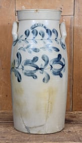 JOHN WEAVER STONEWARE CHURN