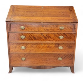 OHIO VALLEY HEPPLEWHITE SLANT-FRONT DESK