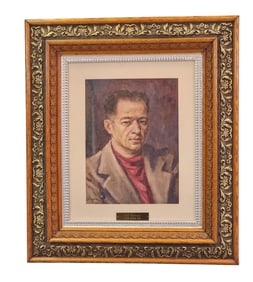 CLYDE SINGER (OHIO, 1908-1999): SELF-PORTRAIT