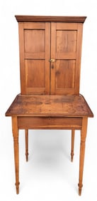 DIMINUTIVE DESK-AND-BOOKCASE