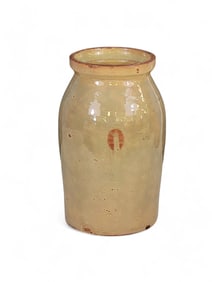 NEW YORK REDWARE JAR