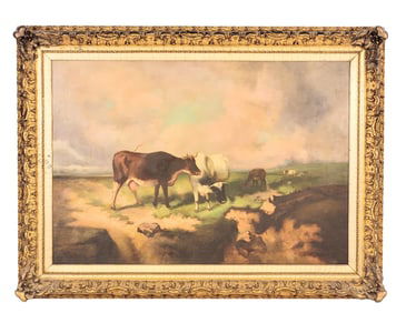 LANDSCAPE WITH COWS