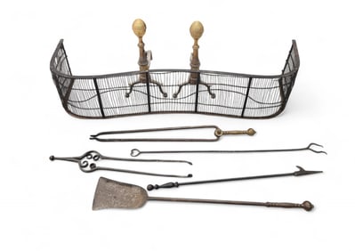 COLLECTION OF FIREPLACE EQUIPMENT