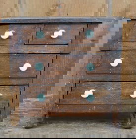 MINIATURE CHEST OF DRAWERS