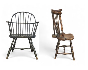 TWO WINDSOR CHAIRS